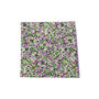POCKET HANDKERCHIEF WITH MAUVE FLOWERS