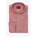 Camisa Lisa Burdeos Cuello Vestir