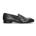 Navy Double Buckle Moccasin
