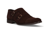 Zapato Doble Hebilla Marrón