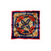 Red and Blue Cashmere Ornaments Scarf