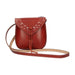 Small Chopped Leather Crossbody Bag