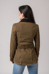 Chaqueta Encerada Ambre Camel