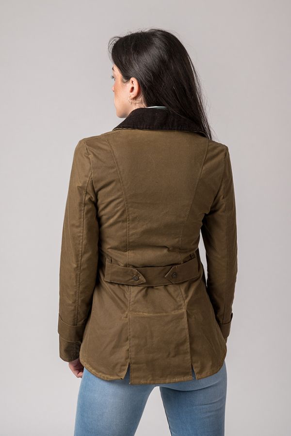 Chaqueta Encerada Ambre Camel