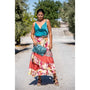 RED PAREO SKIRT