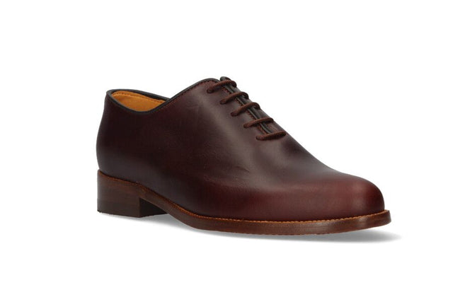 Zapato Polaina Ternera Marrón Oscuro Valverde del Camino