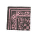 Gray-Pink Ornaments Scarf
