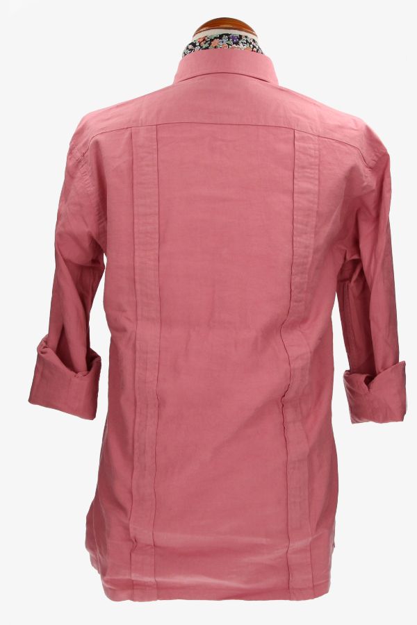Camisa Cubana Coral