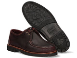 Burgundy lace-up loafer