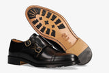 Copete dos hebillas florentic negro