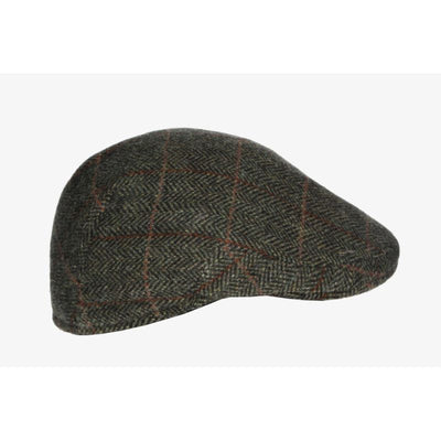 Green Herringbone Cap