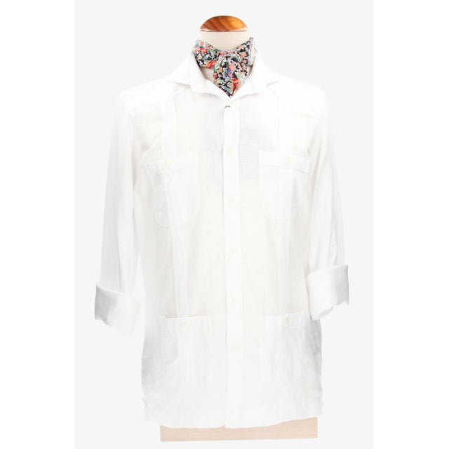 Camisa Cubana Blanco