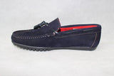 Navy Suede Tassel Loafer