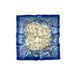 Pañuelo Azul Cachemire Adorno Beige
