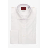 Plain White Double Cuff Shirt