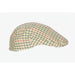 Gorra jorda cuadros verde y amarillo