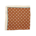 Pañuelo Lunares Ocre Filo Beige