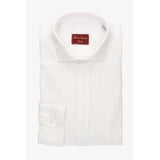 Plain White Shirt with Dress Collar