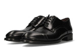 Blucher Cordones Negro con Corte En La Pala
