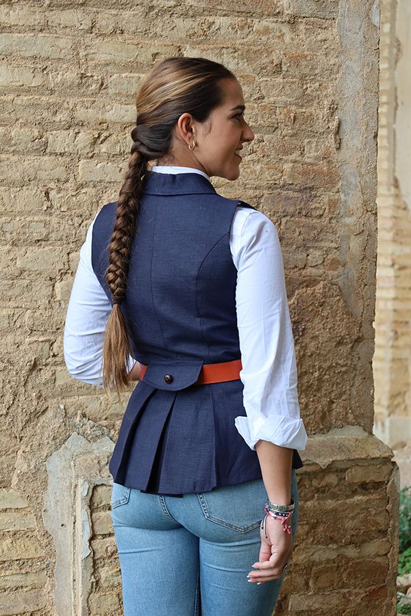 Sintra Navy Vest