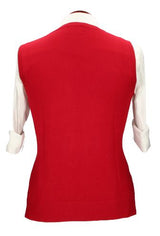 Jersey Sin Mangas Rojo