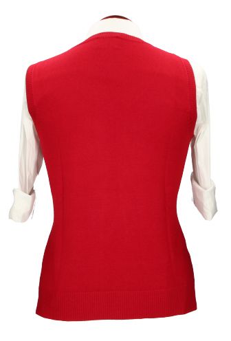 Jersey Sin Mangas Rojo