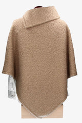 Poncho Toffee Beige