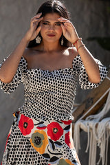 Black Poppy Gale Skirt 