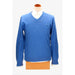 Jersey Cuello Pico Azul