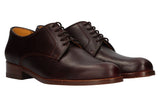 Zapato con Cordones Ternera Marrón Oscuro Valverde del Camino