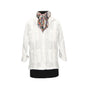 CAMISA CUBANA NIÑO BLANCA