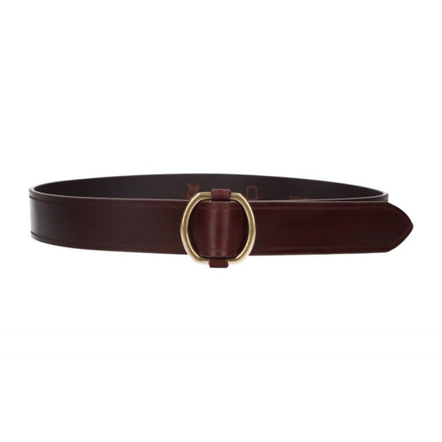 Dark Brown Cowhide Belt
