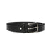 Black Antique Flower Plain Belt