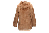 Abrigo Capucha Camel