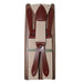 Beige dotted elastic suspenders 30 mm
