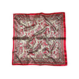 Pañuelo Rojo con Cachemire