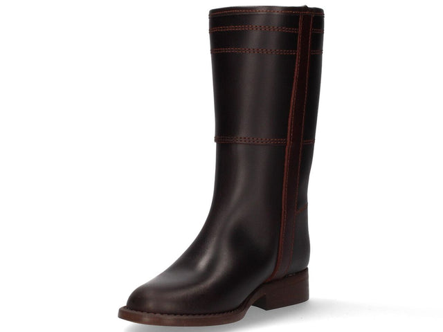 Bota campera de niño café Valverde del Camino