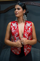 CHALECO MANILA ROJO