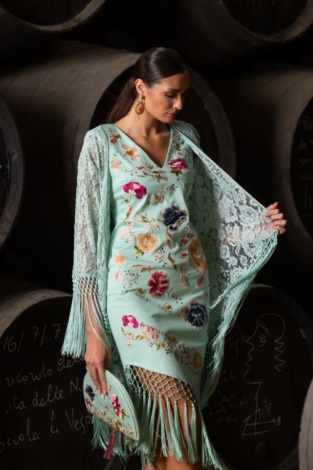 CHAQUETA CRUJIA VERDE AGUA