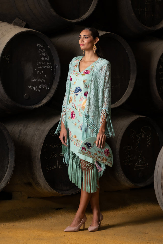 CHAQUETA CRUJIA VERDE AGUA