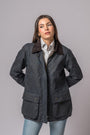 CHAQUETA ENCERADA CLASICA MARINO