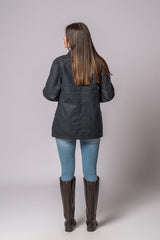 Chaqueta Encerada Clasica Marino