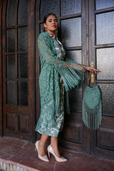 CHAQUETA SAETA VERDE AGUA