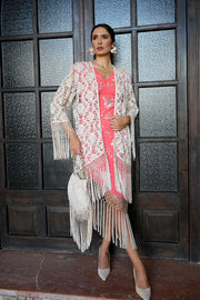 CHAQUETA SAETA MARFIL