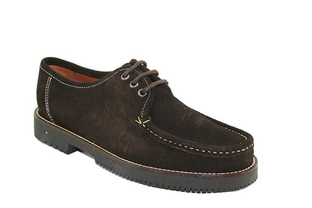 Brown Lace-Up Shoe