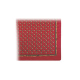 Red Scarf with Horse Print