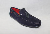 Navy Suede Tassel Loafer