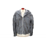 Gray Hooded Jacket