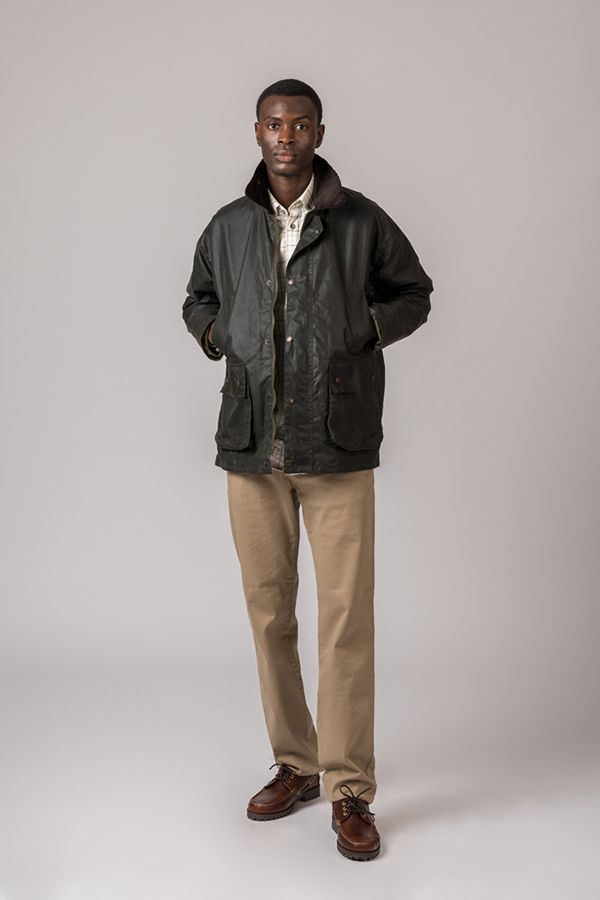 Chaqueta Encerada Burley Verde