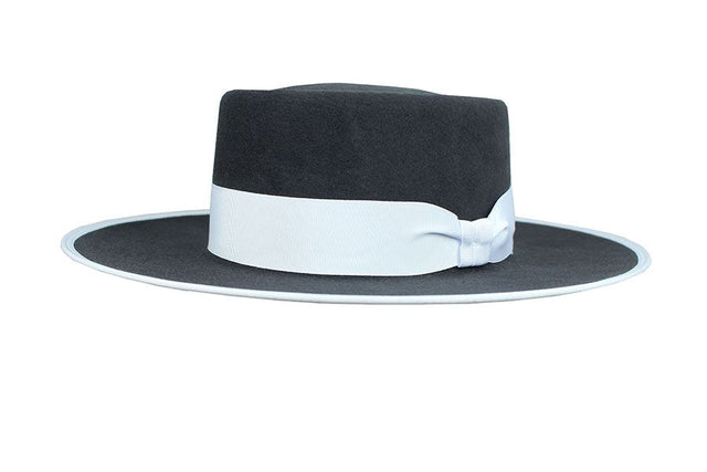 Garrocha Hat Marengo White Ribbon